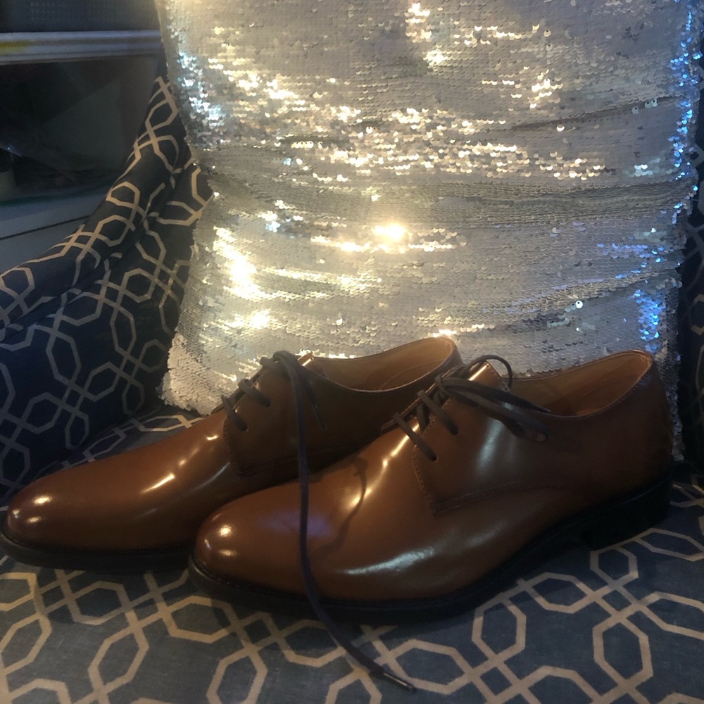 Express brown shoes; size 9
